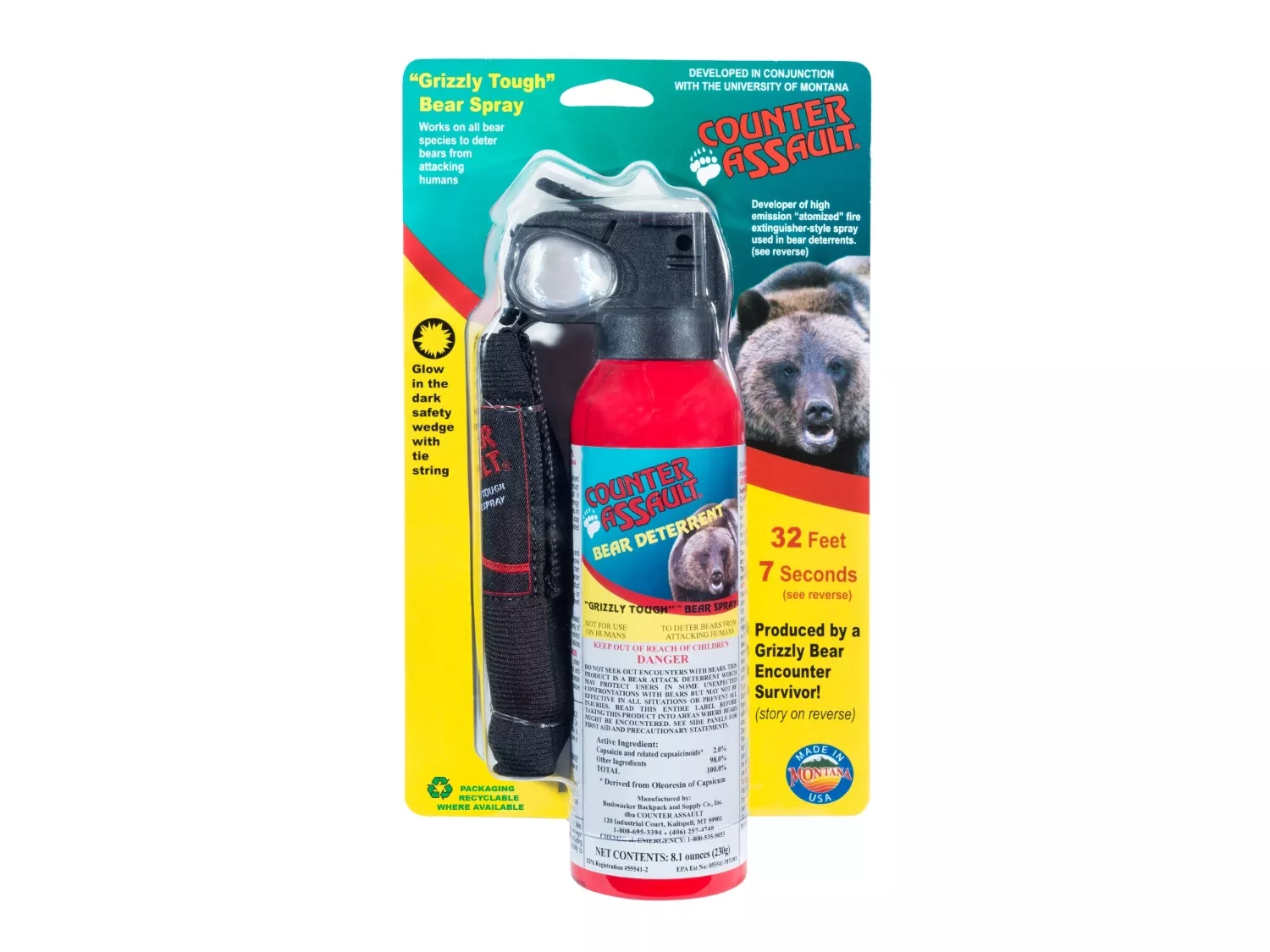 Counter Assault 8.1 oz. Bear Spray with Holster
