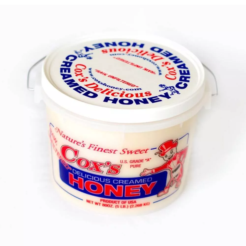 Cox’s Honey Creamy Honey – 5 lb. Pail – 6 Pack