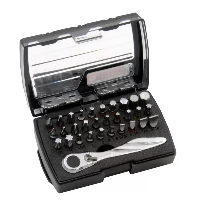 CRAFTSMAN 31-Piece Mini RatchetBit Set – 1/4 Drive Ratchet