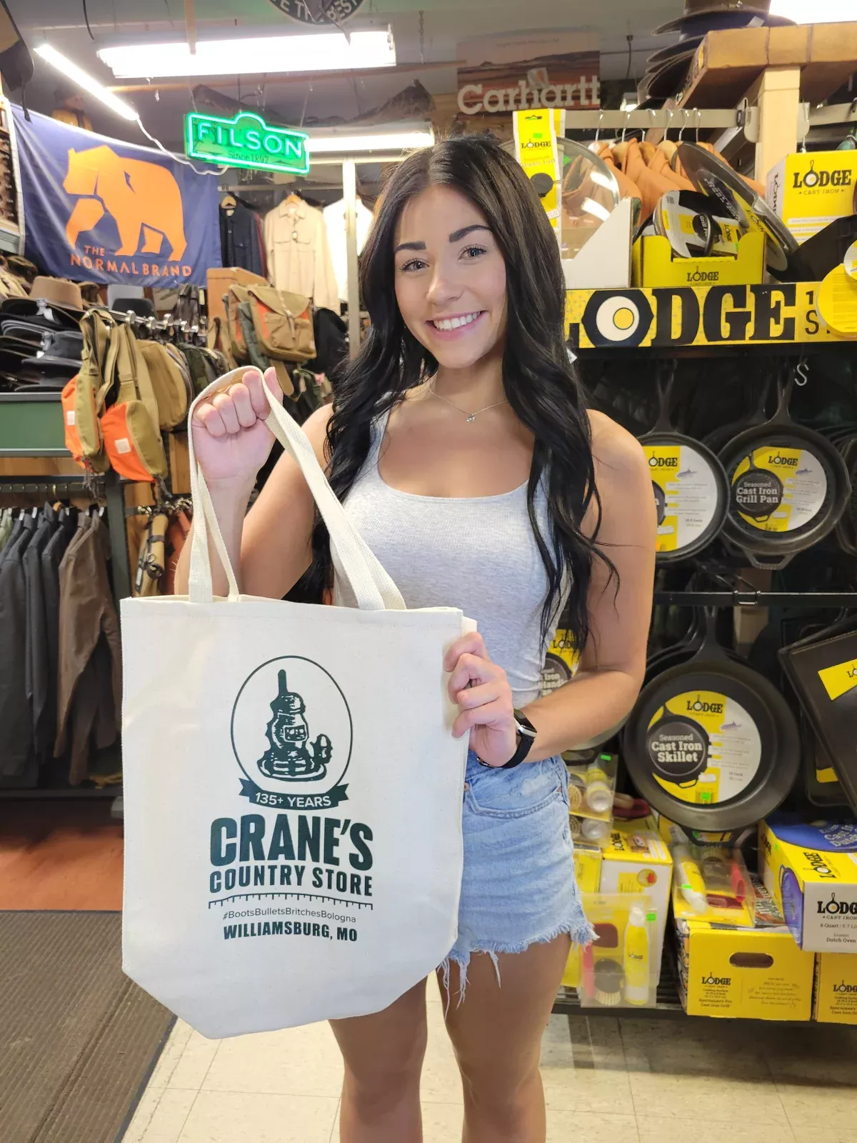 Crane’s Custom Cotton Twill Shopping Bag – 135+ Year Pattern