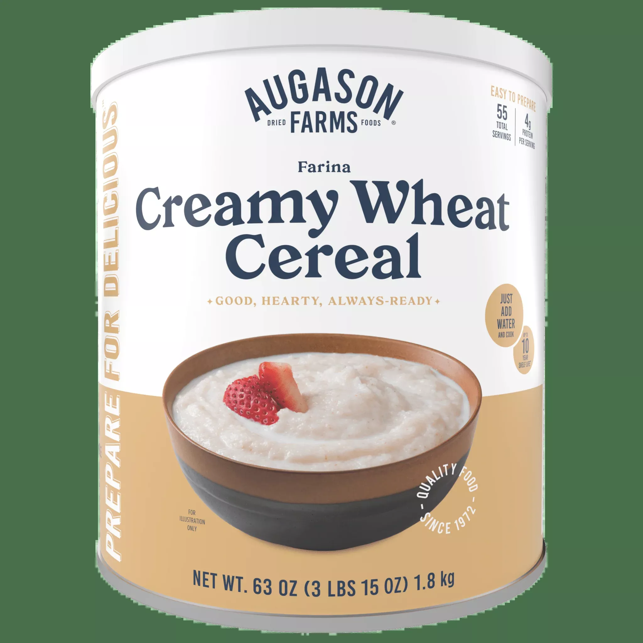 Creamy Wheat Cereal Can, 55 Servings