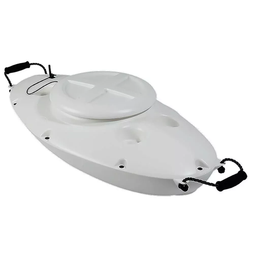 CreekKooler 30-Quart Floating Cooler, White