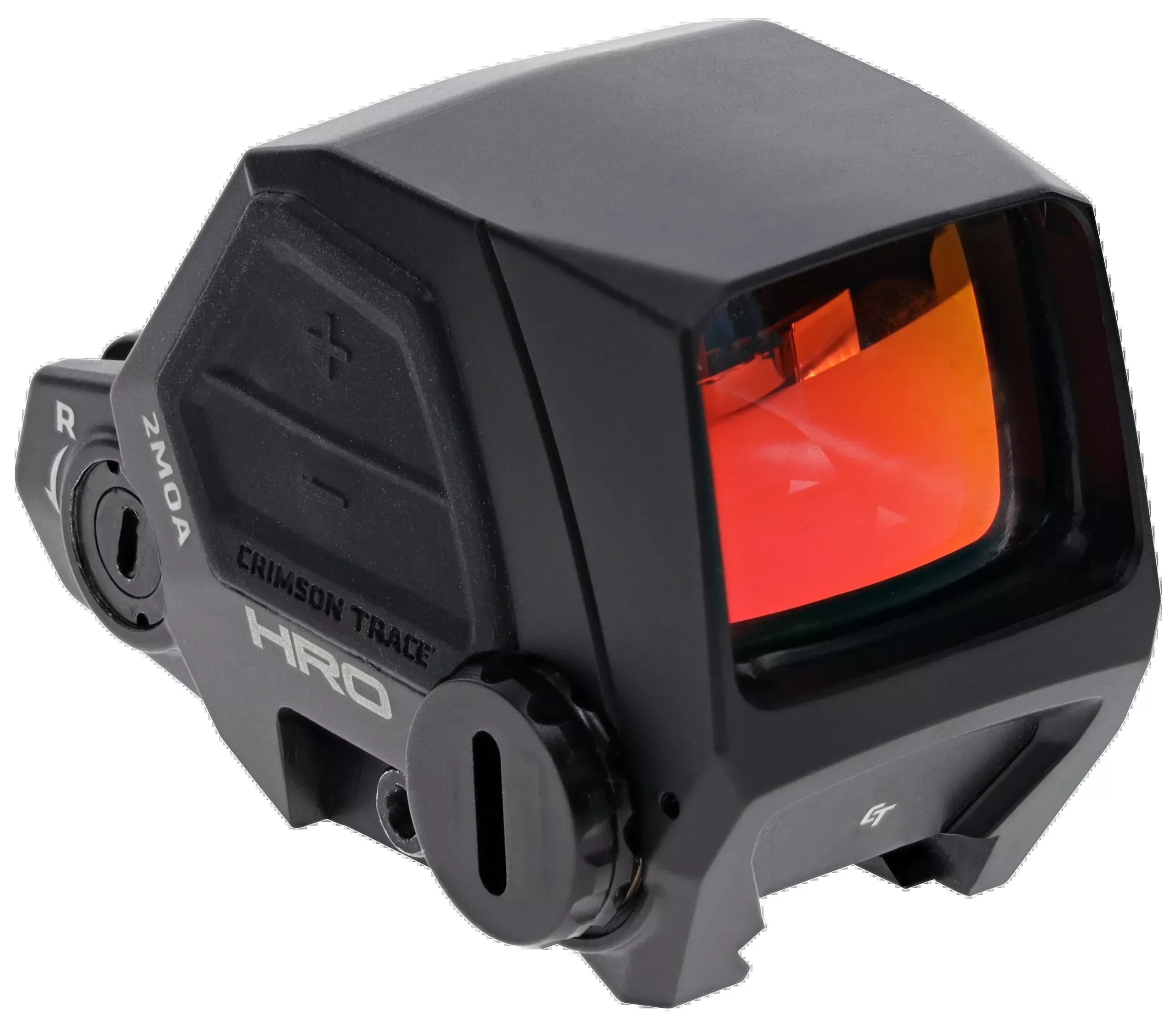 Crimson Trace 0101810 HROBlack Anodized 1×36.50mm 2 MOA Red Dot Reticle