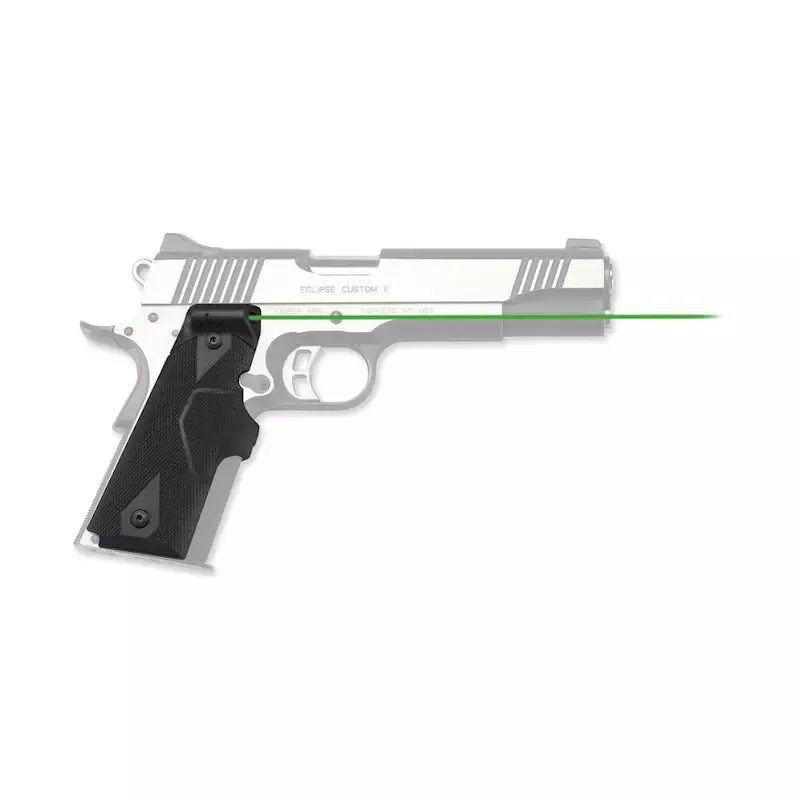 Crimson Trace Front Activation Green Lasergrips for 1911 Full Size