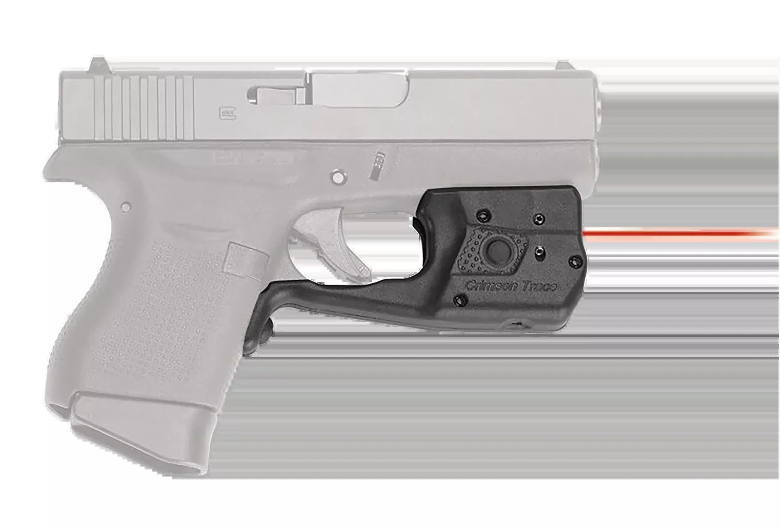 Crimson Trace Laserguard Pro Red Laser & 150-Lumen Light for Glock 42/43/43X/48, 0152801