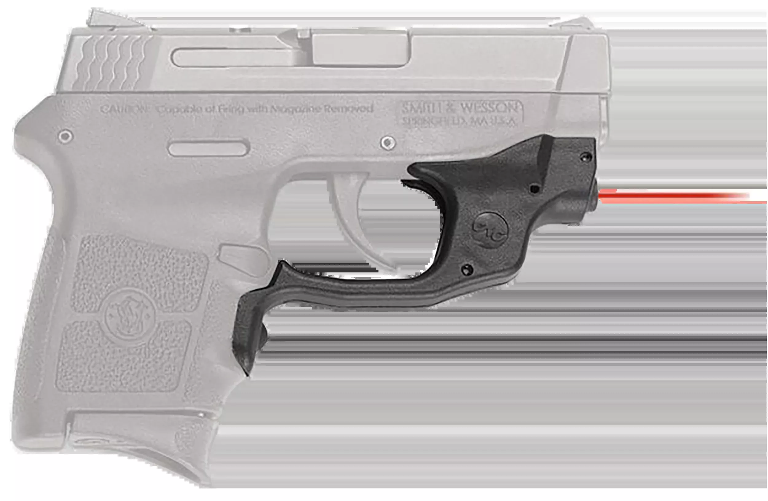 Crimson Trace Laserguard Red Laser Sight for Smith & Wesson Bodyguard .380, Instinctive Activation, 0145601