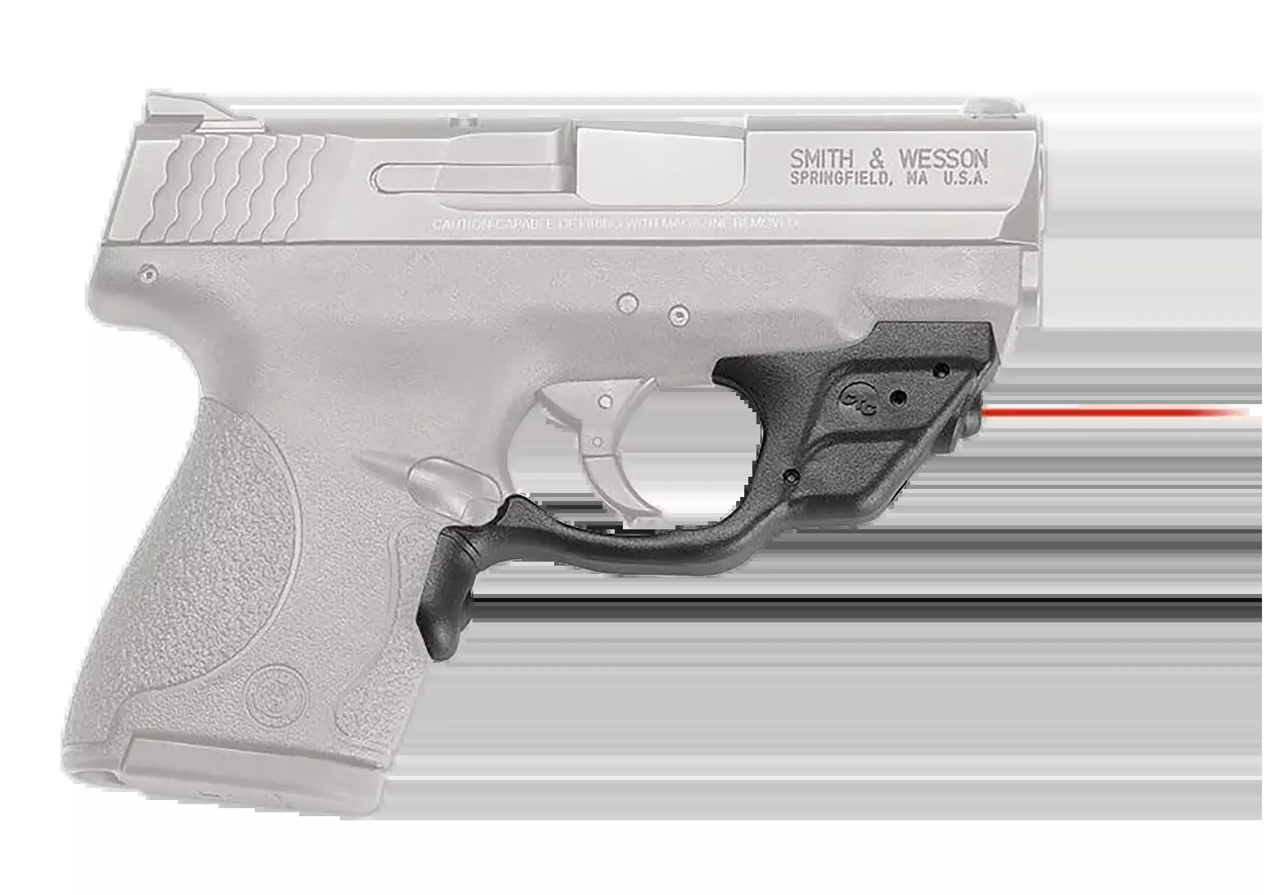 Crimson Trace Laserguard for S&W M&P Shield & Shield M2.0, Red Laser Sight, Black Polymer, 0135601