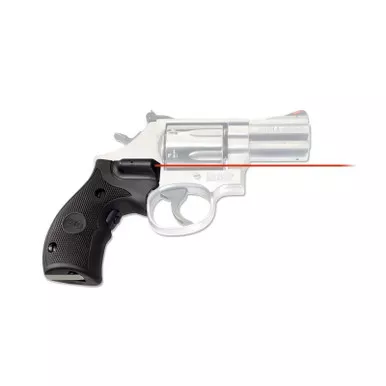 Crimson Trace LG-306 Lasergrips for Smith & Wesson K & L Frames Round Butt and Governor, Red Laser