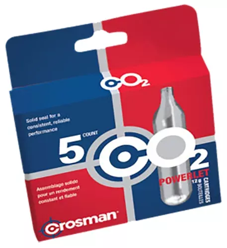 Crosman Copperhead CO2 Cartridges 12 Gm 1 Pk of 5 Cylinders