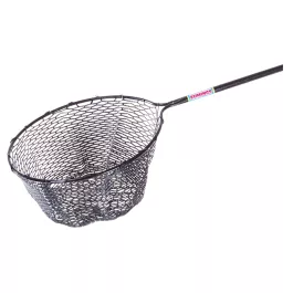 Cumings Thermal Plastic Rubber Landing Bow Net - Size: 22" Handle Material: Black OCT Handle Length: 38"-70"