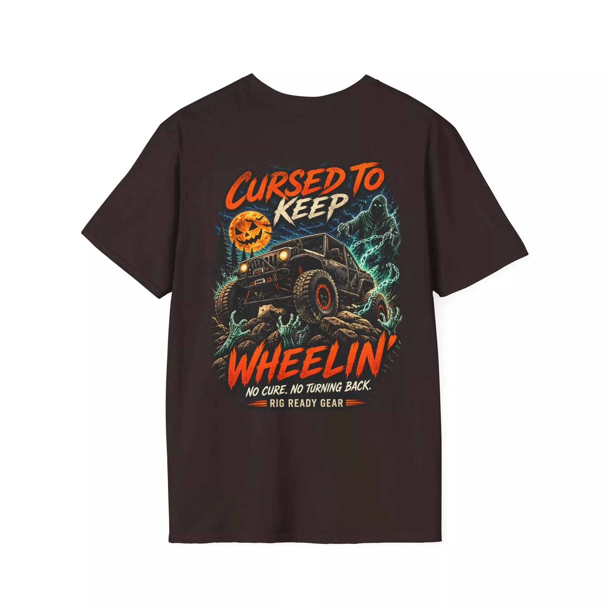 Cursed to Keep Wheelin Ghost’T-shirt