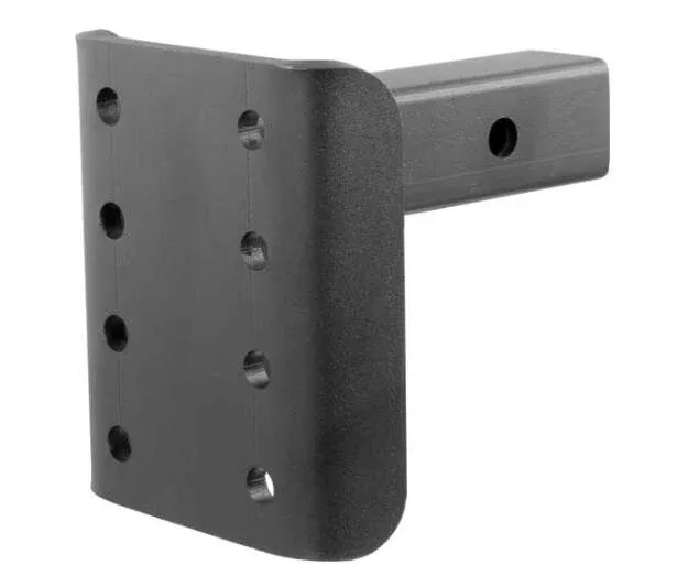 Curt Adjustable Pintle Mount, 2" Shank, 17K, 7-1/4" High, 6" Long• 48343