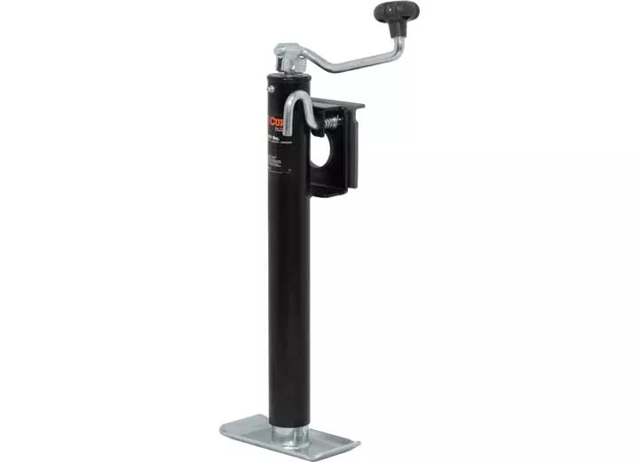 Curt Bracket-Mount Swivel Jack with Top Handle, 2,000 LBS, 15" Travel• 28304