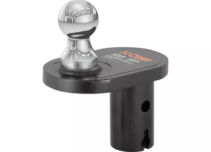 Curt Double Lock 2-5/16" Offset Gooseneck Ball, 4" Rearward Offset• 60602