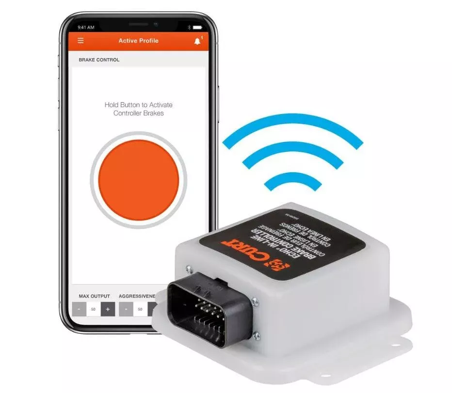 Curt Echo In-line Trailer Brake Controller, Bluetooth Smartphone Connection• 51200