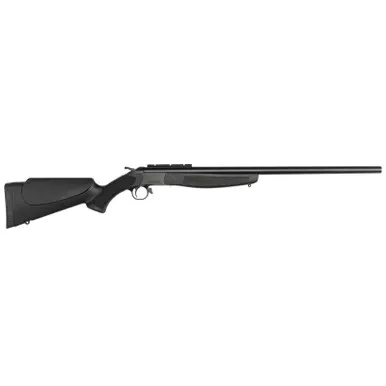 CVA Hunter Break Open 450 Bushmaster 25" 1 Synthetic Black Stock Blued