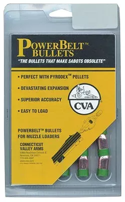 CVA Power Belts Aero Tip Copper .50 Caliber 245 Gr