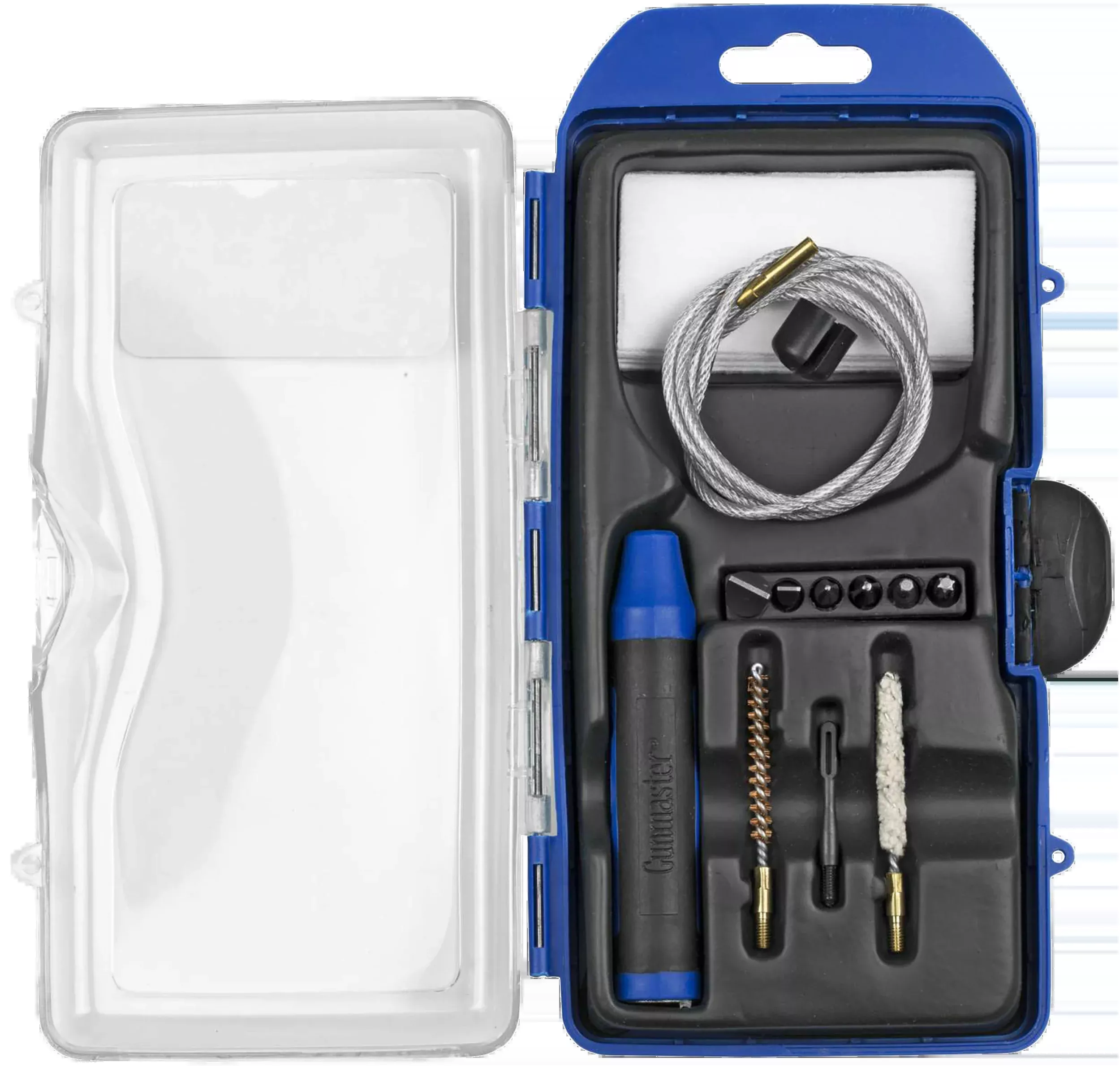 DAC GunMaster .17 Cal Rifle Cleaning Kit with Pull Cord, 14-Piece TPR-Locking Case GM17R