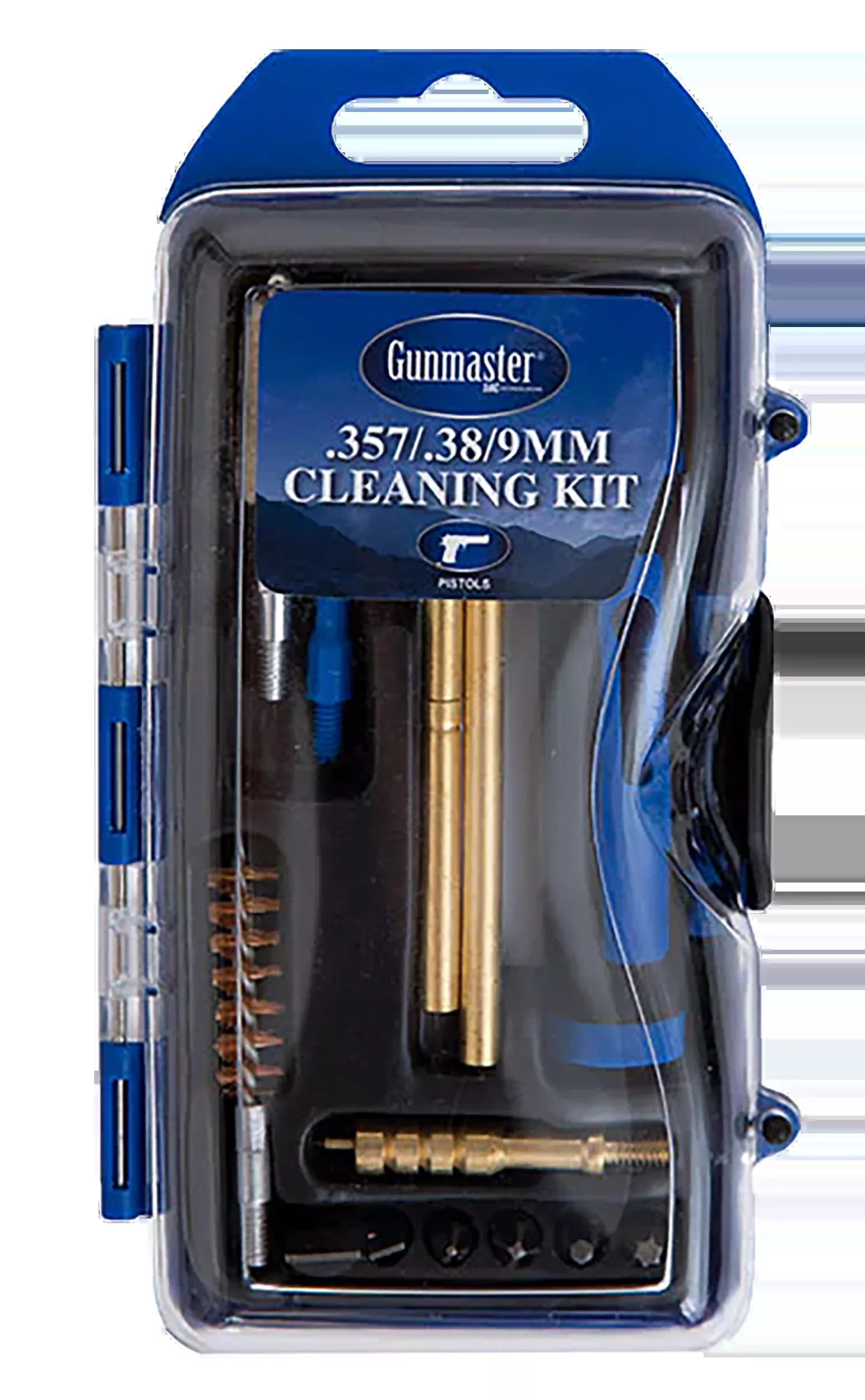 DAC GunMaster Pistol Cleaning Kit, .38/.357/9mm, 14-Piece Driver Set, Compact Case, GM9P