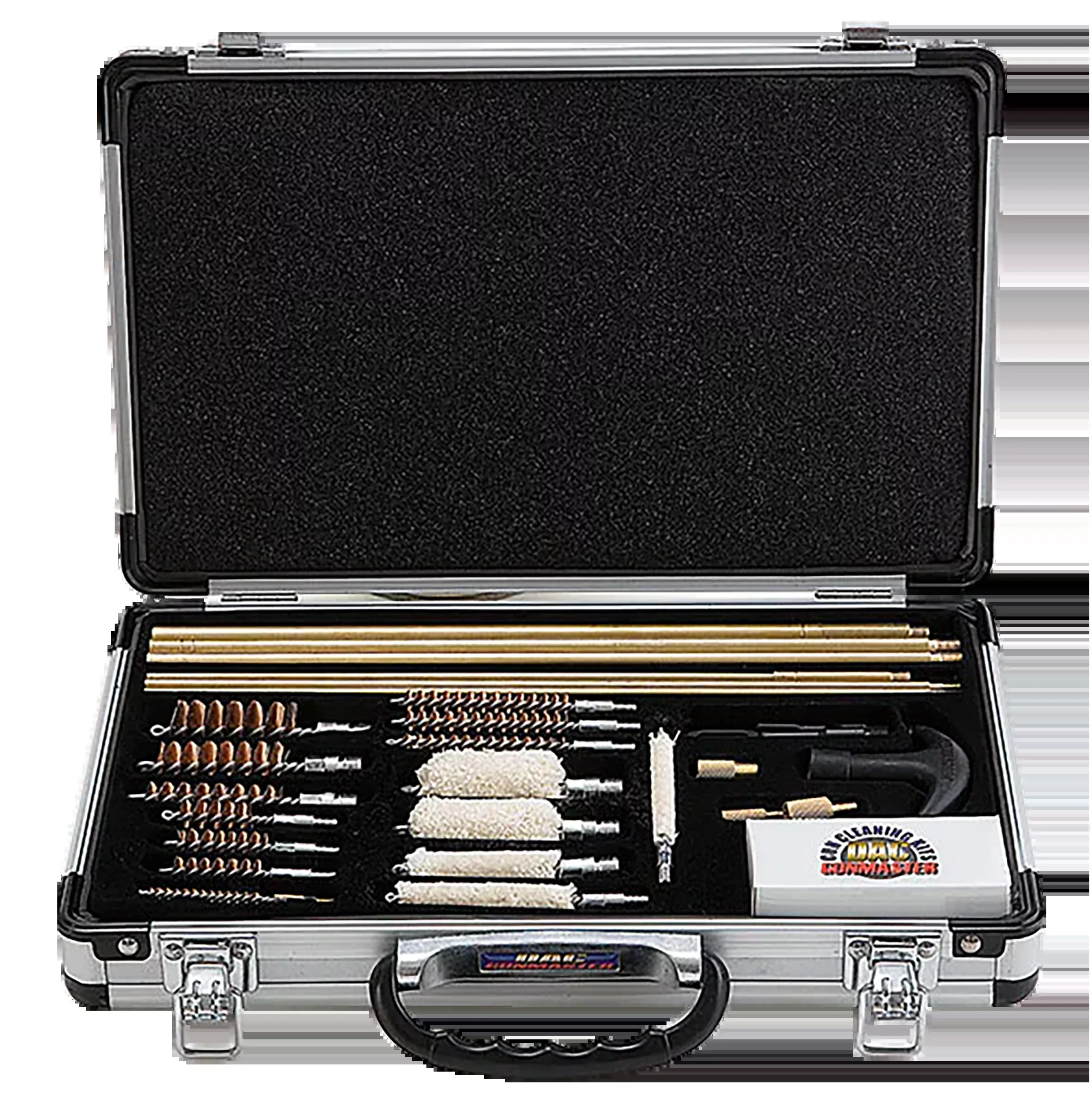 DAC Universal Deluxe Gun Cleaning Kit with Aluminum Case, Multi-Caliber, 35 Pieces UGC76C