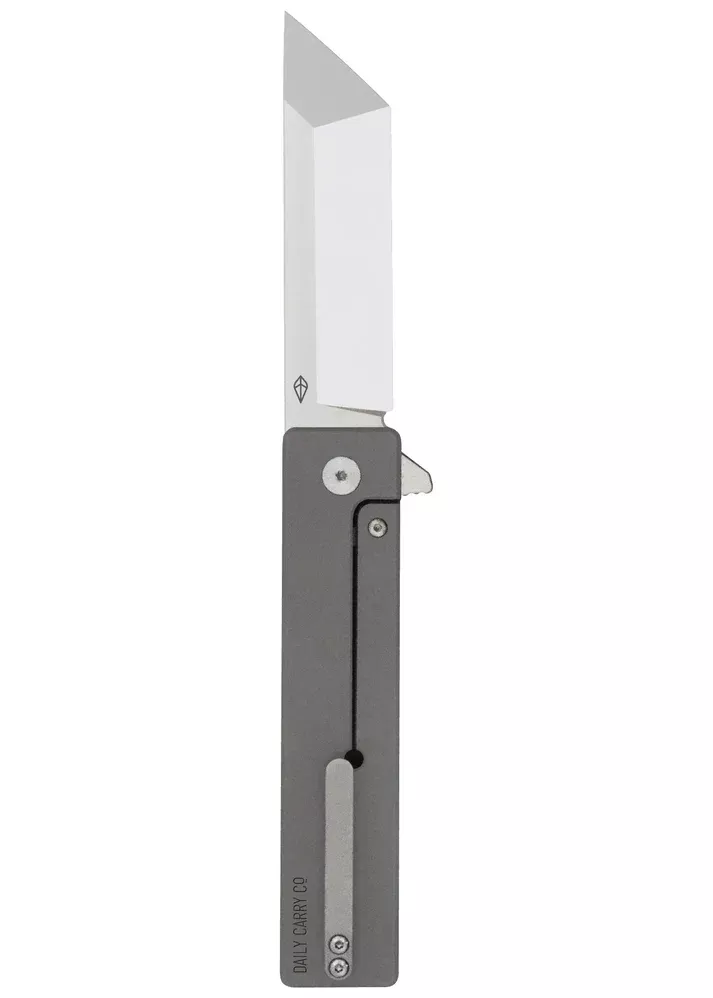 Daily Carry Co. The Vanguard Titanium Flipper Framelock Folding Knife