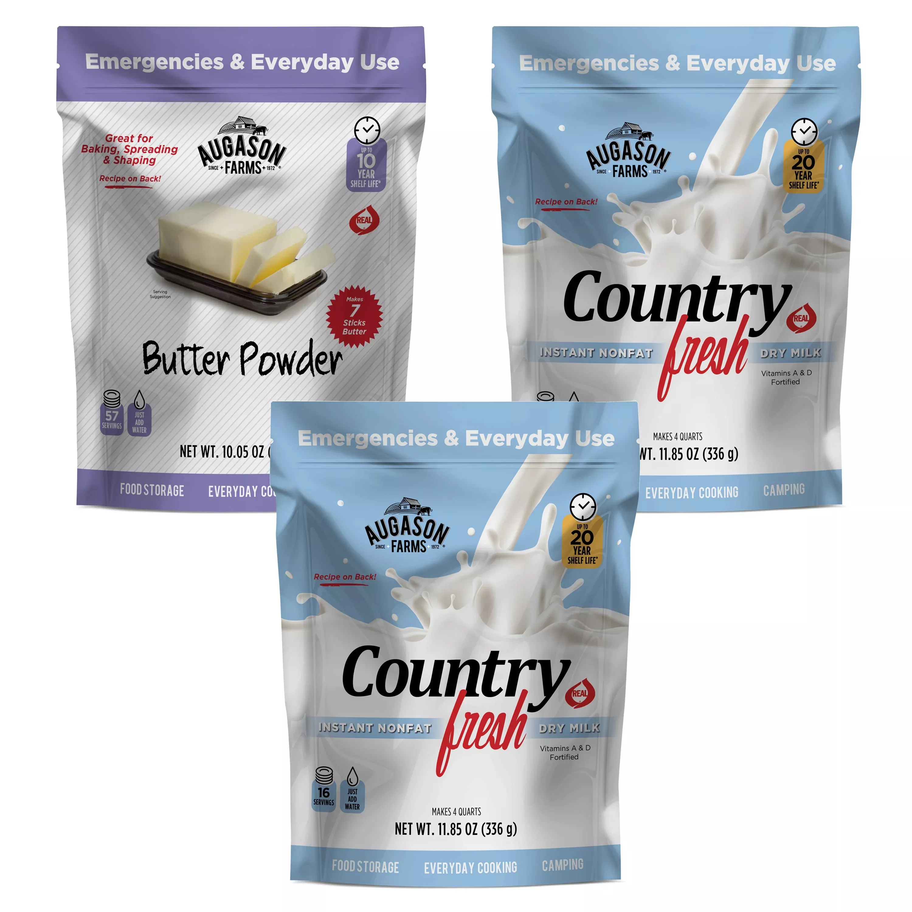 Dairy Essentials Pouches, 3 Pack (SC)