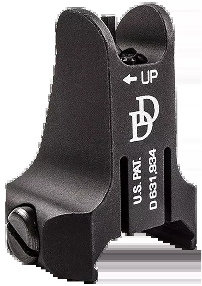 Daniel Defense Rail-Mounted Fixed Front Sight, Black Hardcoat Anodized, Picatinny Mount, 190170413