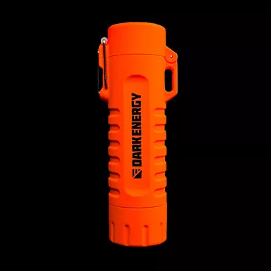 Dark Energy Plasma Lighter and Flashlight Orange