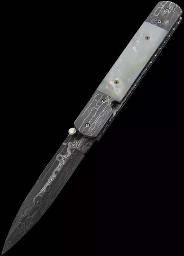David Steier Mother of Pearl Custom Knife