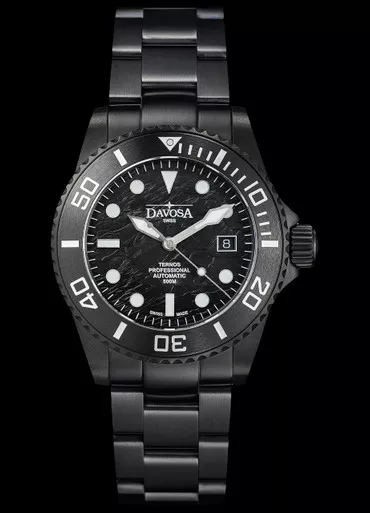 Davosa Ternos Professional Black Rock Watch
