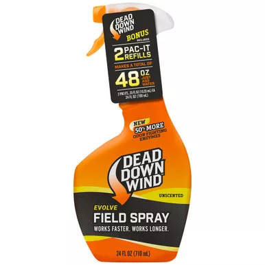 Dead Down Wind Field Spray Combo 24oz + 2-12oz Pac-its 48oz