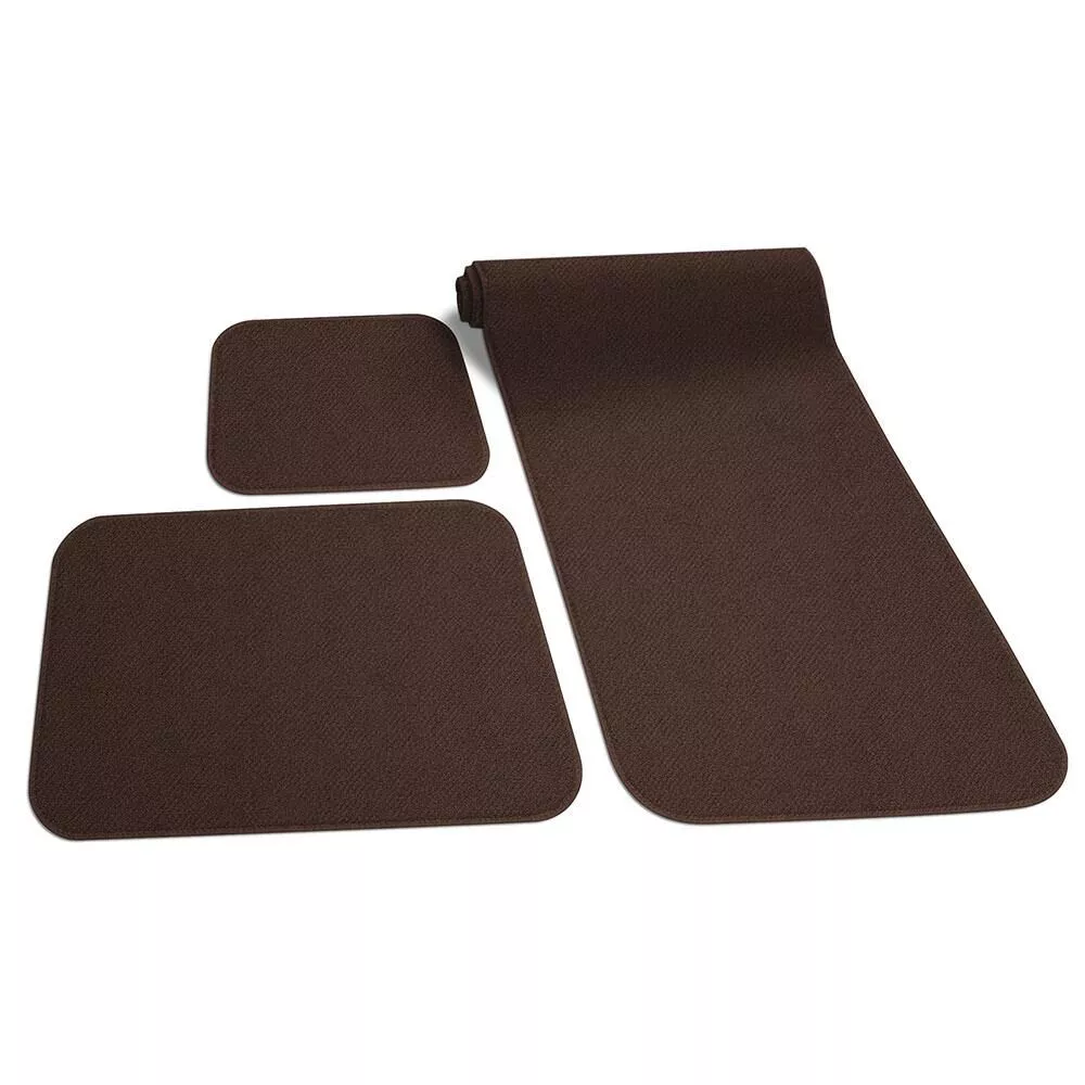 Decorian 3-Piece RV Rug Set, Coco/Brown