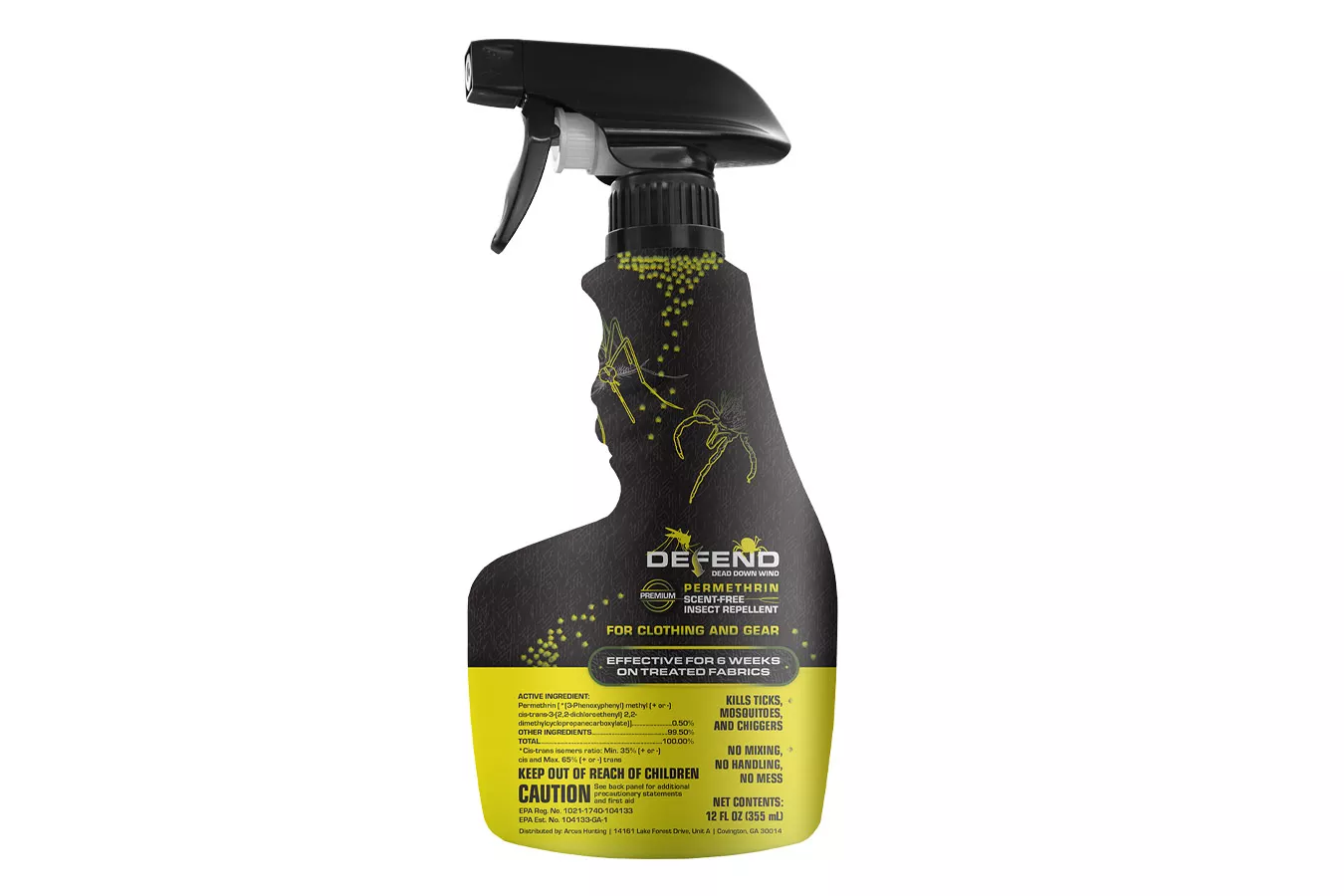 Defend Permethrin Clothing Spray 12 FL OZ