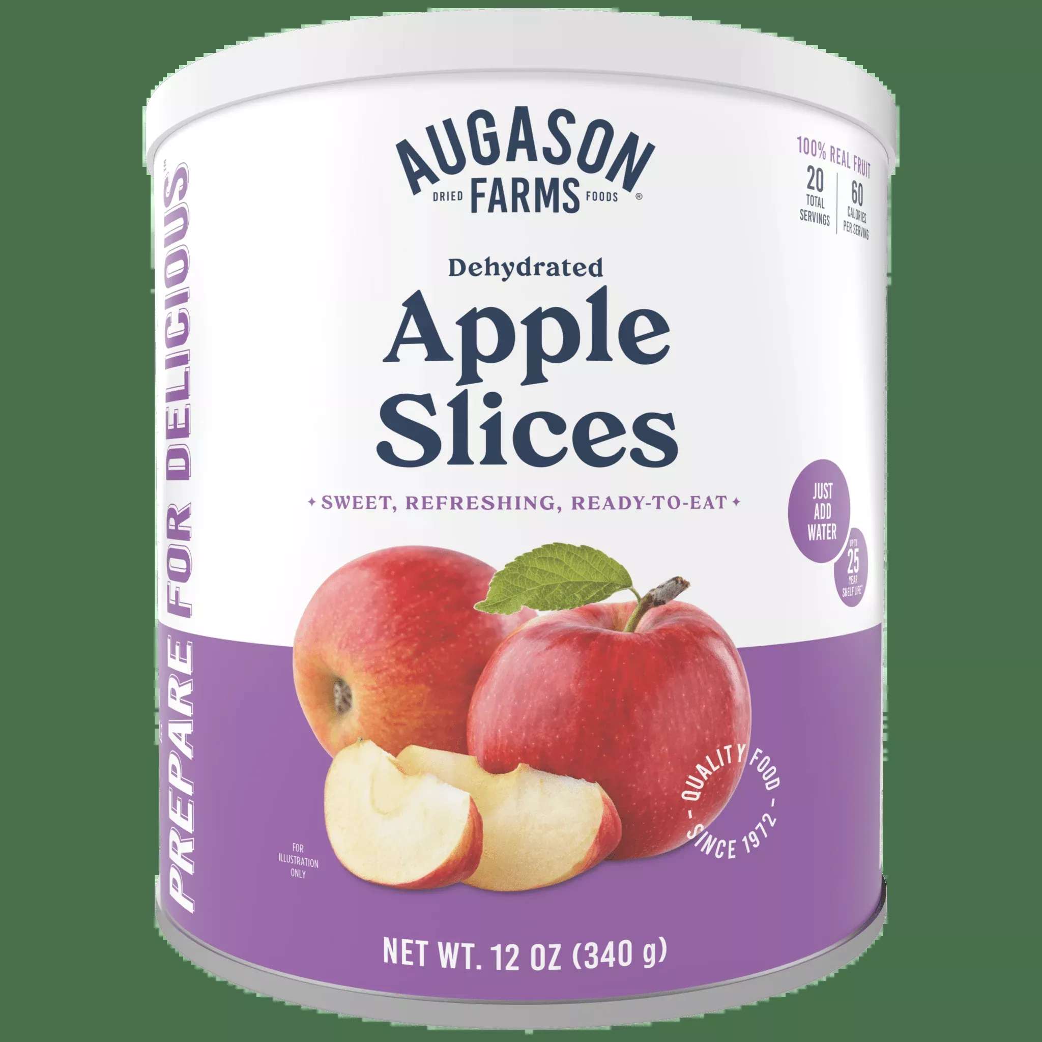 Dehydrated Apple Slices Can, 20 Servings