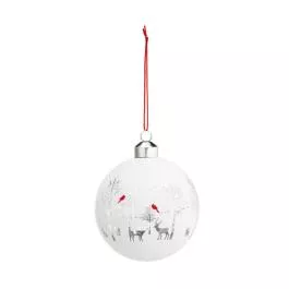 Demdaco Dean Crouser Ornament – Etched Glass Deer
