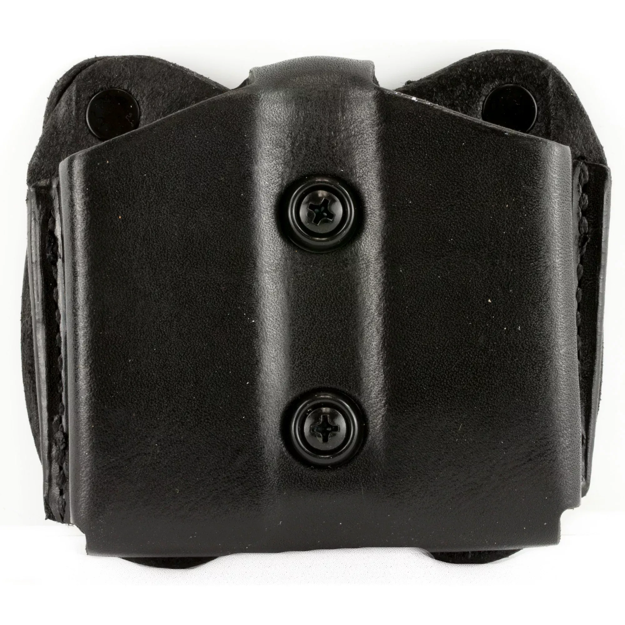 DeSantis Gunhide Double Magazine Pouch, Leather, Ambidextrous, Black for 9mm/.40 double-stack A01BJGGZ0