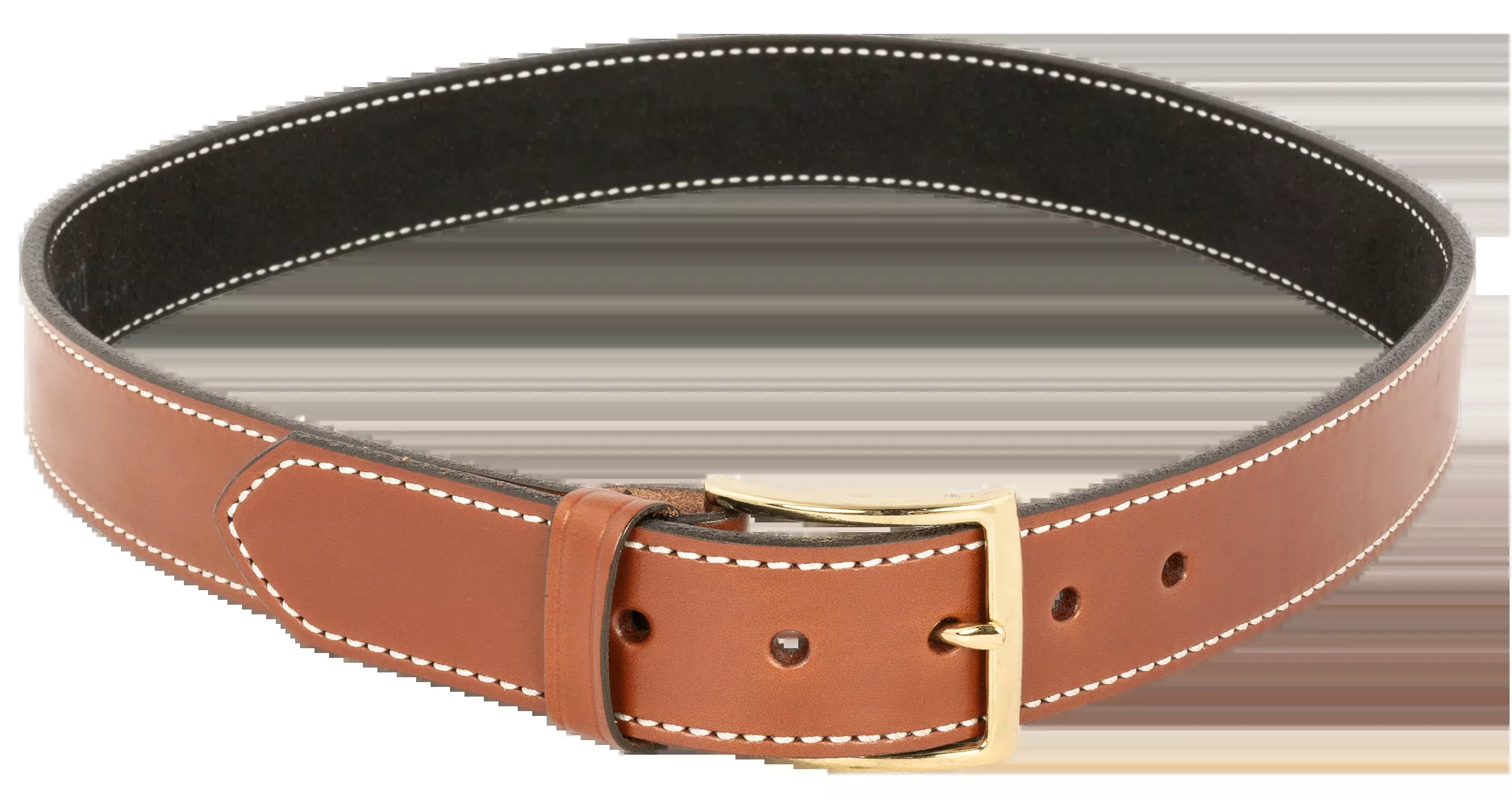DeSantis Gunhide Plain Lined Leather Belt, Tan, 1.5 in Wide, Removable Buckle, Size 36 – B12TL36Z0