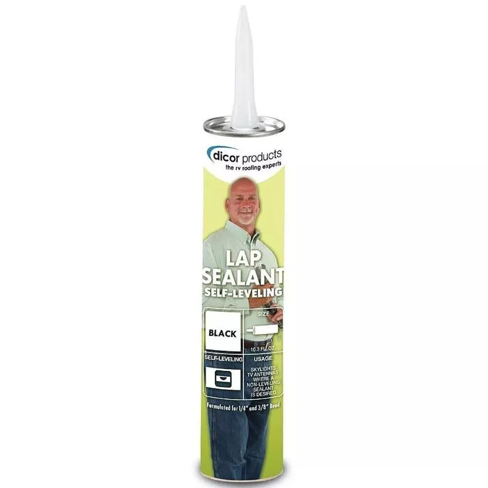 Dicor Lap Sealant, Black- 11 oz. Tube