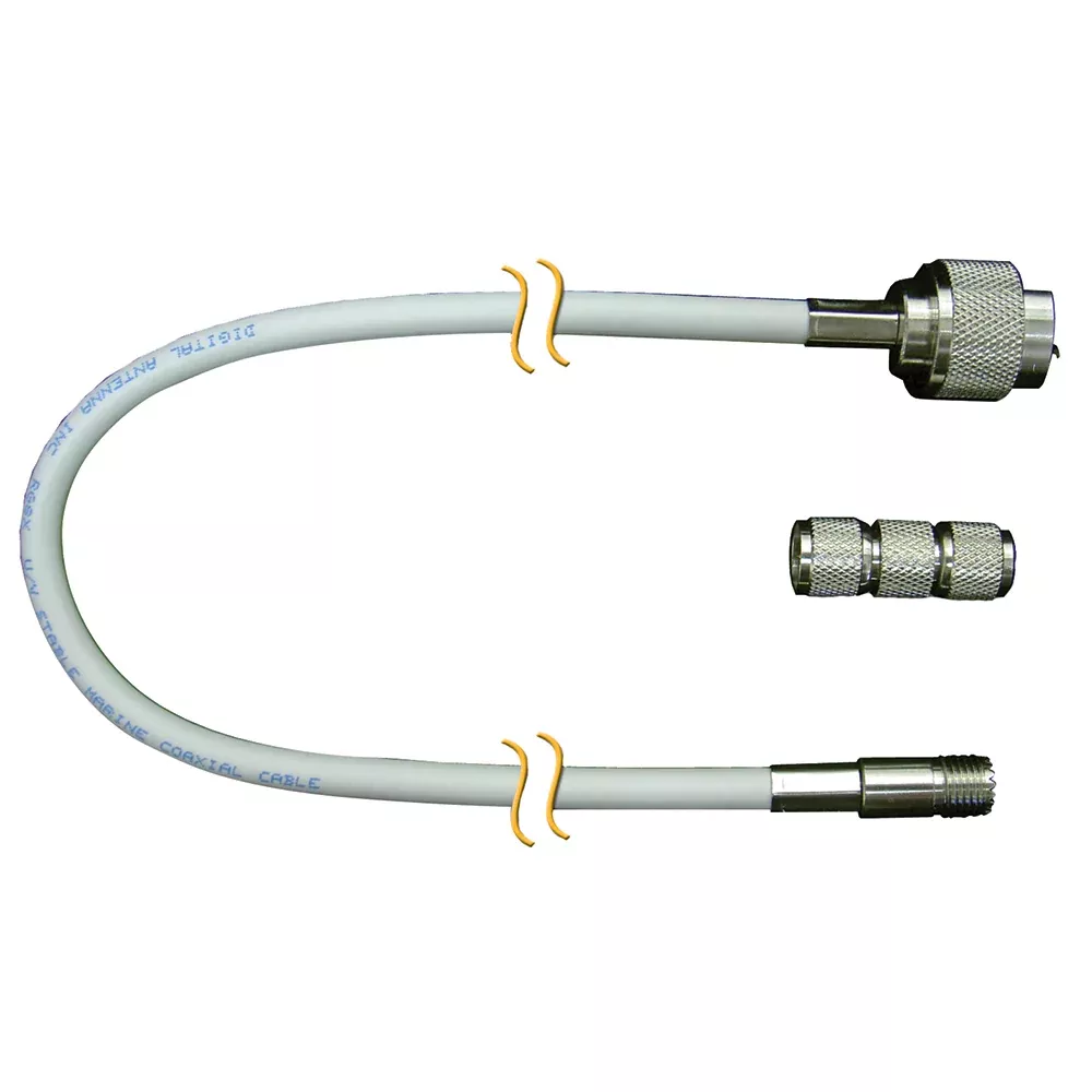 Digital Antenna RG-8X Cable w/N Male, Mini-UHF Female – 30′ – C998-30