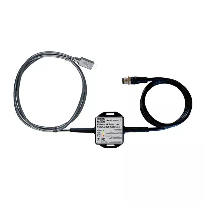Digital Yacht veKonvert NMEA 2000 Gateway f Victron VE.Direct Output Devices – SmartShunts, BMVs, & MPPTs