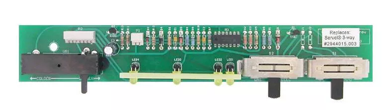Dinosaur Electronics Replacement Eyebrow Board for Servel Refrigerators, 3-Way, Short Version• 2944015.003 3-WAY SHORT