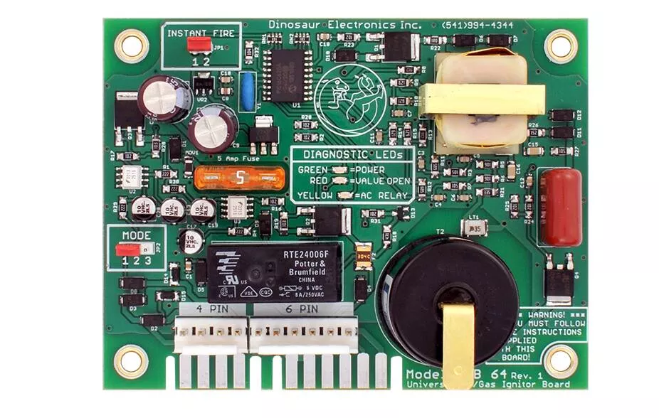 Dinosaur Electronics Universal Ignitor Board for Atwood AC/Gas Water Heaters• UIB 64