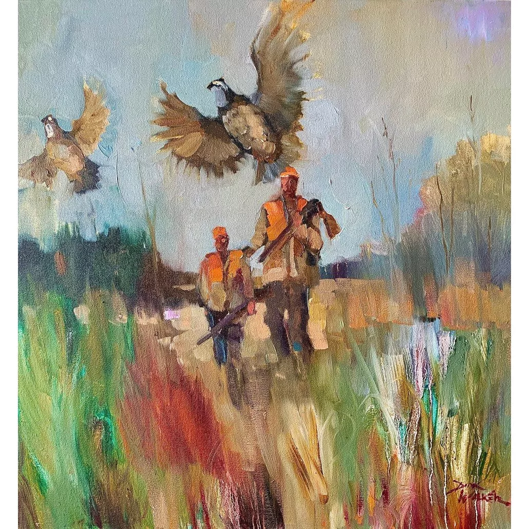 Dirk Walker "The Best of Times - Father & Son Quail Hunt" Giclee Print