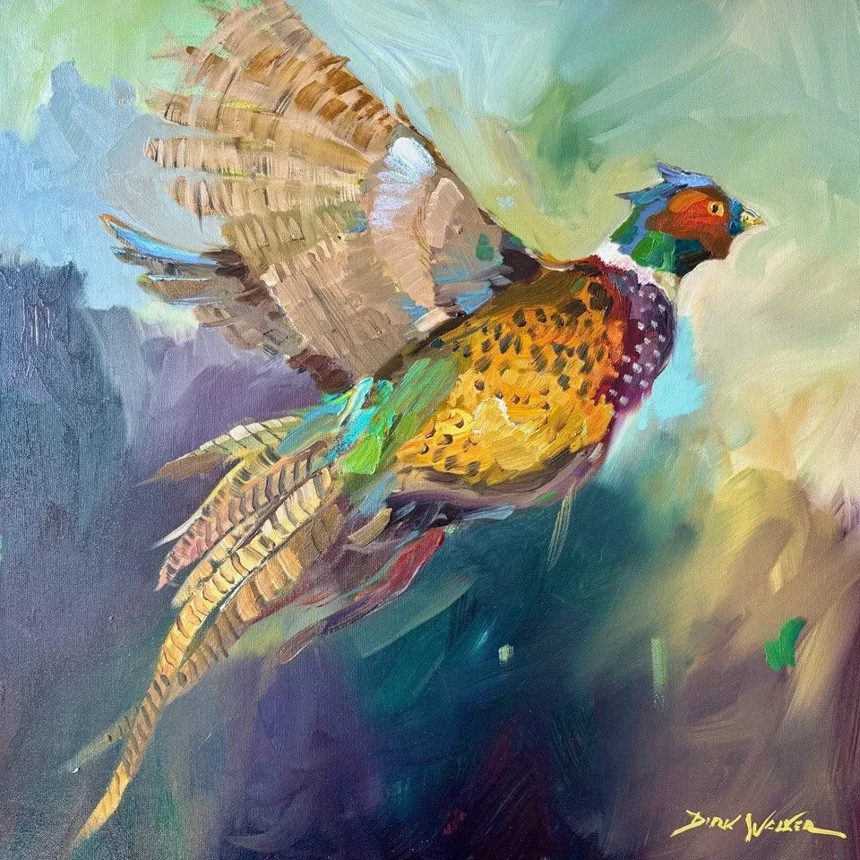 Dirk Walker "Nature's Palette Pheasant" Giclee Print