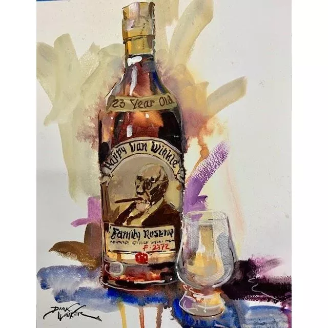 Dirk Walker "Pappy Van Winkle 23 Year" Giclee Print