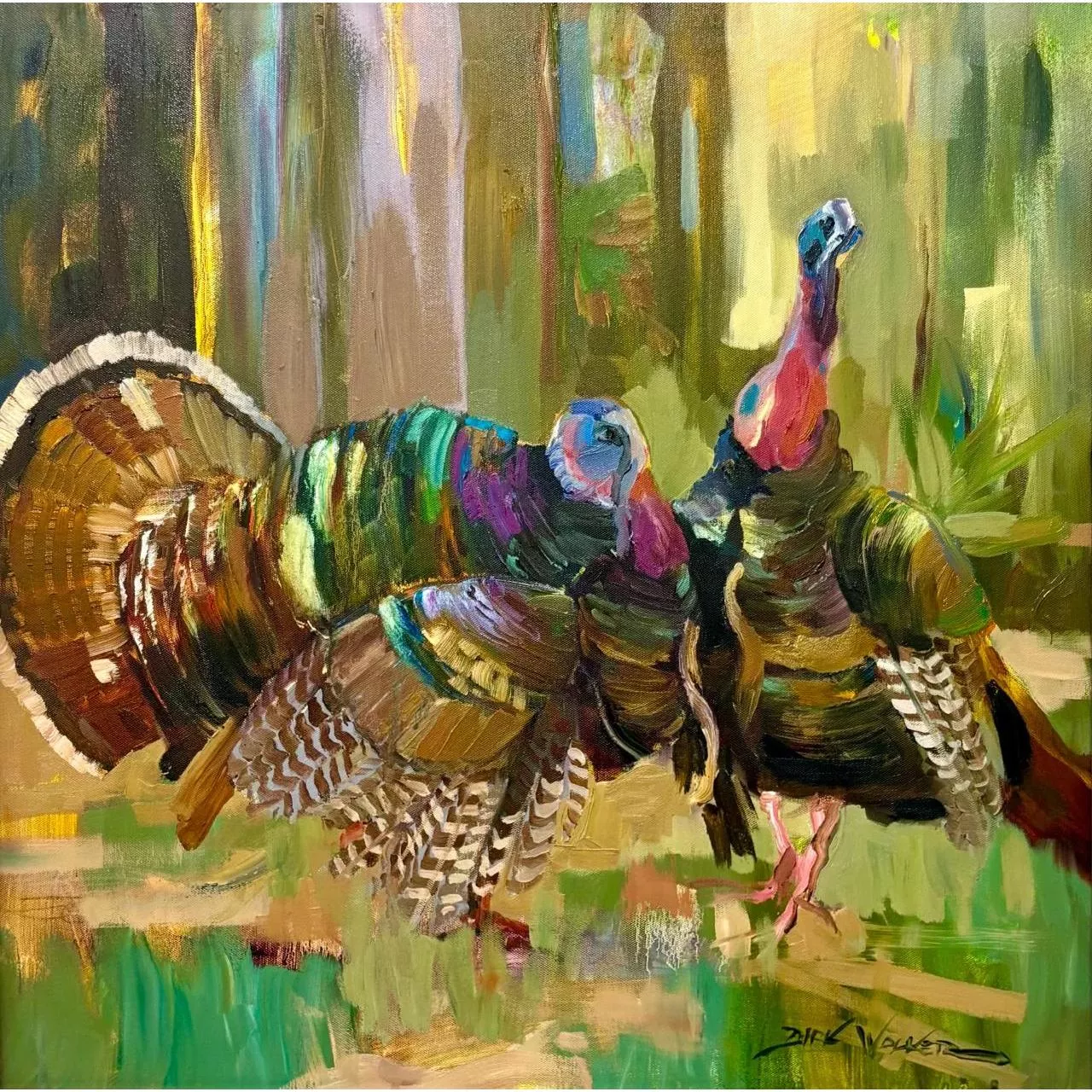 Dirk Walker "Struttin" Giclee Print