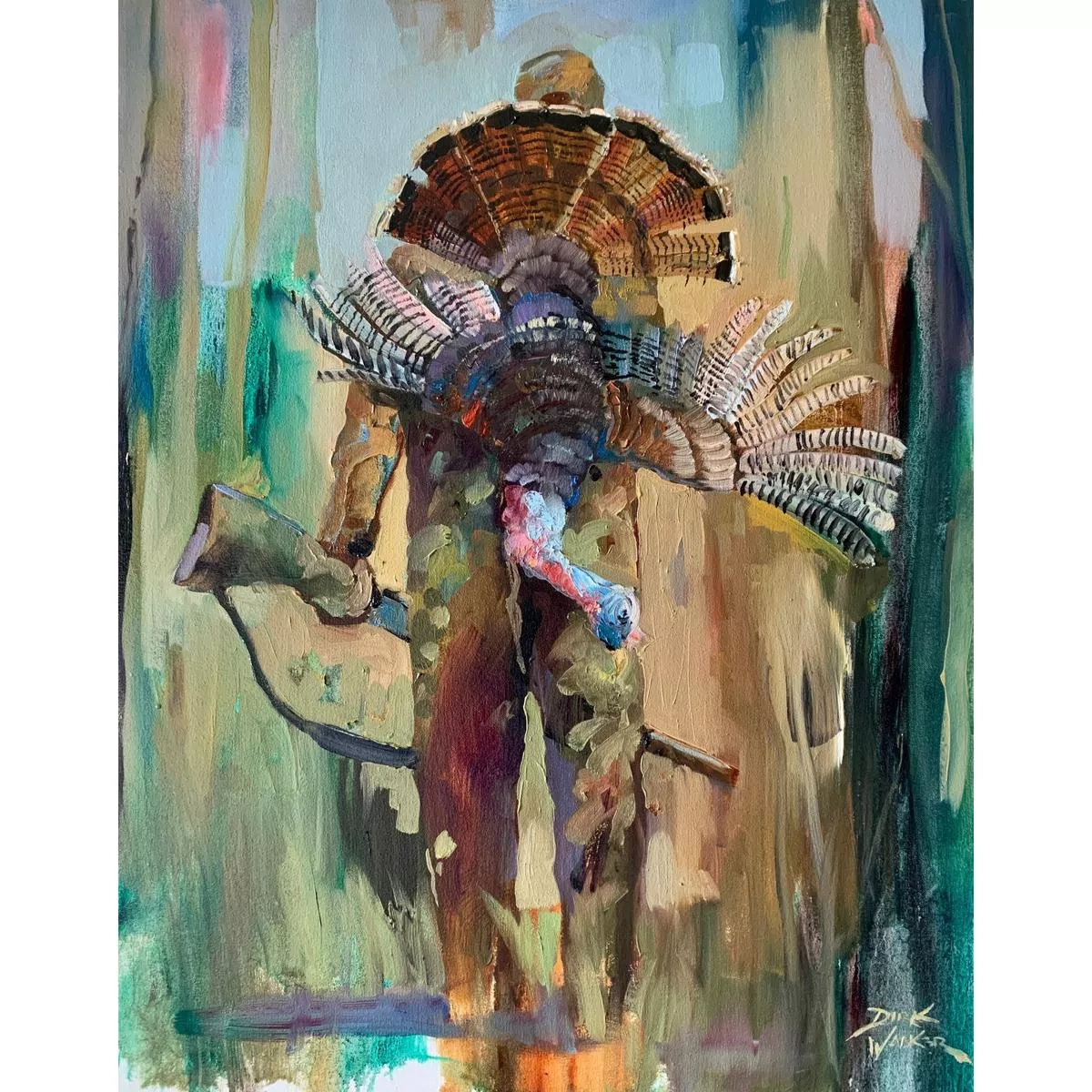 Dirk Walker "The Turkey Hunter" Giclee Print