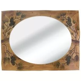 DL Collection Mirrors - Pinecone - 25" x 34"