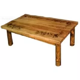 DL Collections Bear Family Coffee Table - 48" x 24" x 18"H