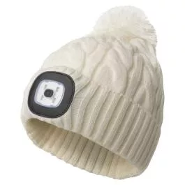 DM Merchandising Night Scope Nova Pom Hat - White